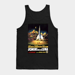 Classic Science Fiction Movie Poster - Destination Moon Tank Top